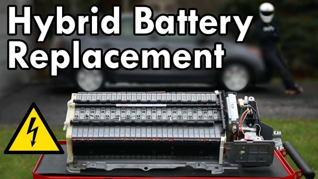 how to change car's hybrid battery