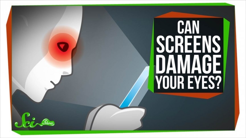 how blue screen time affects your eyes