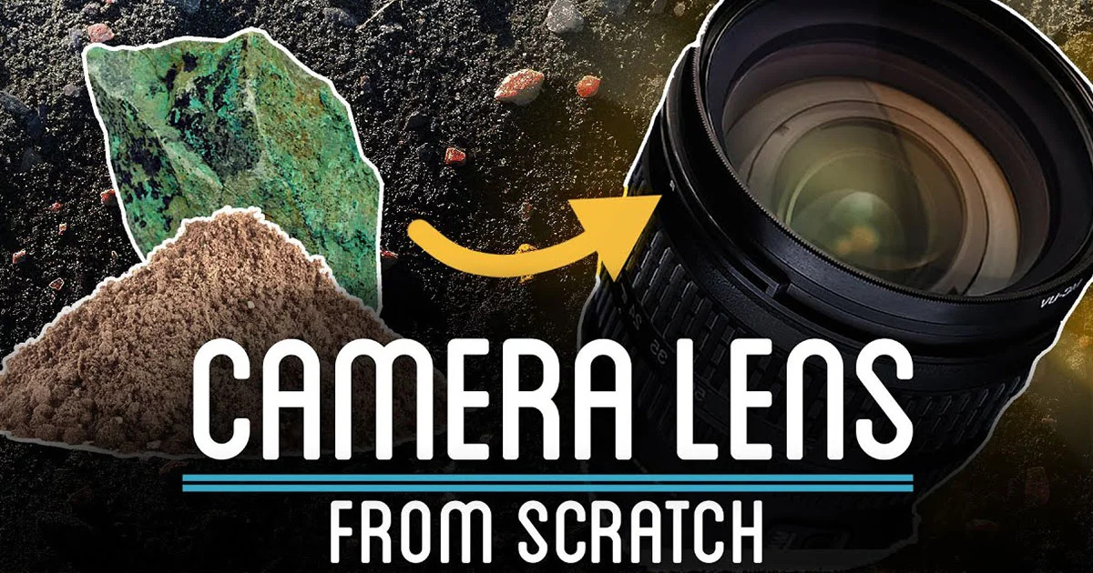Learn How To Make Camera Lens From Sand & Rocks!