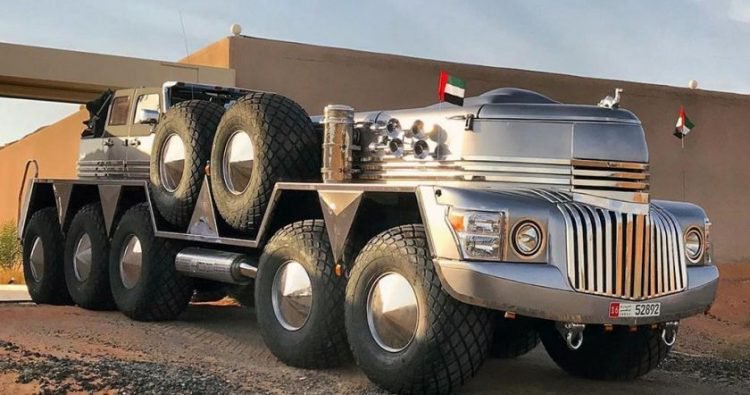 The Rainbow Sheikh Has Built Dhabiyan – World’s Largest SUV!