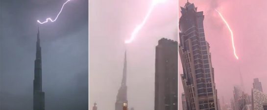 Video Captures The Incredible Moment When Lightning Struck B