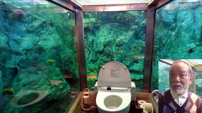 Aquarium Toilet At Hipopo Papa Cafe In Japan Is A Delight!