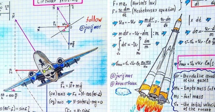 Yuri Kovalenok Is A Physics Teacher With A Passion For Drawing