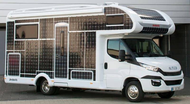 Solar Panel Covered RV By Dethleffs Doesn’t Require Fuel