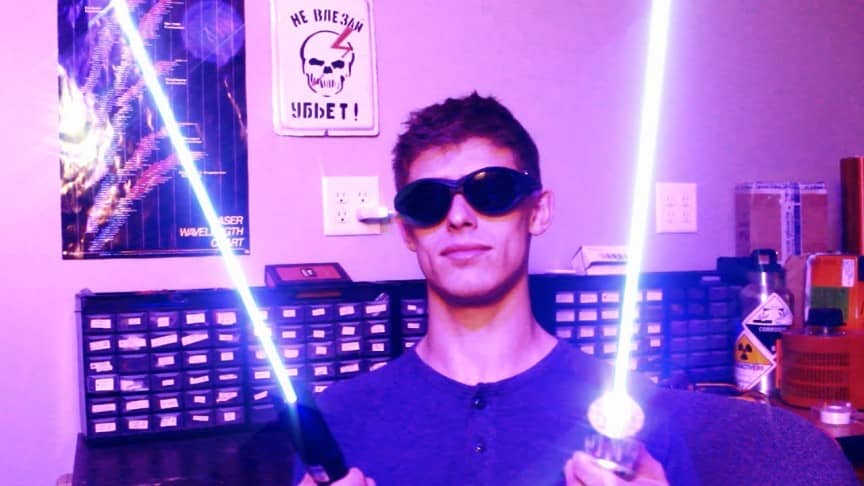 Styropyro Upgraded Lasers Bought From eBay To Make Them Lethal