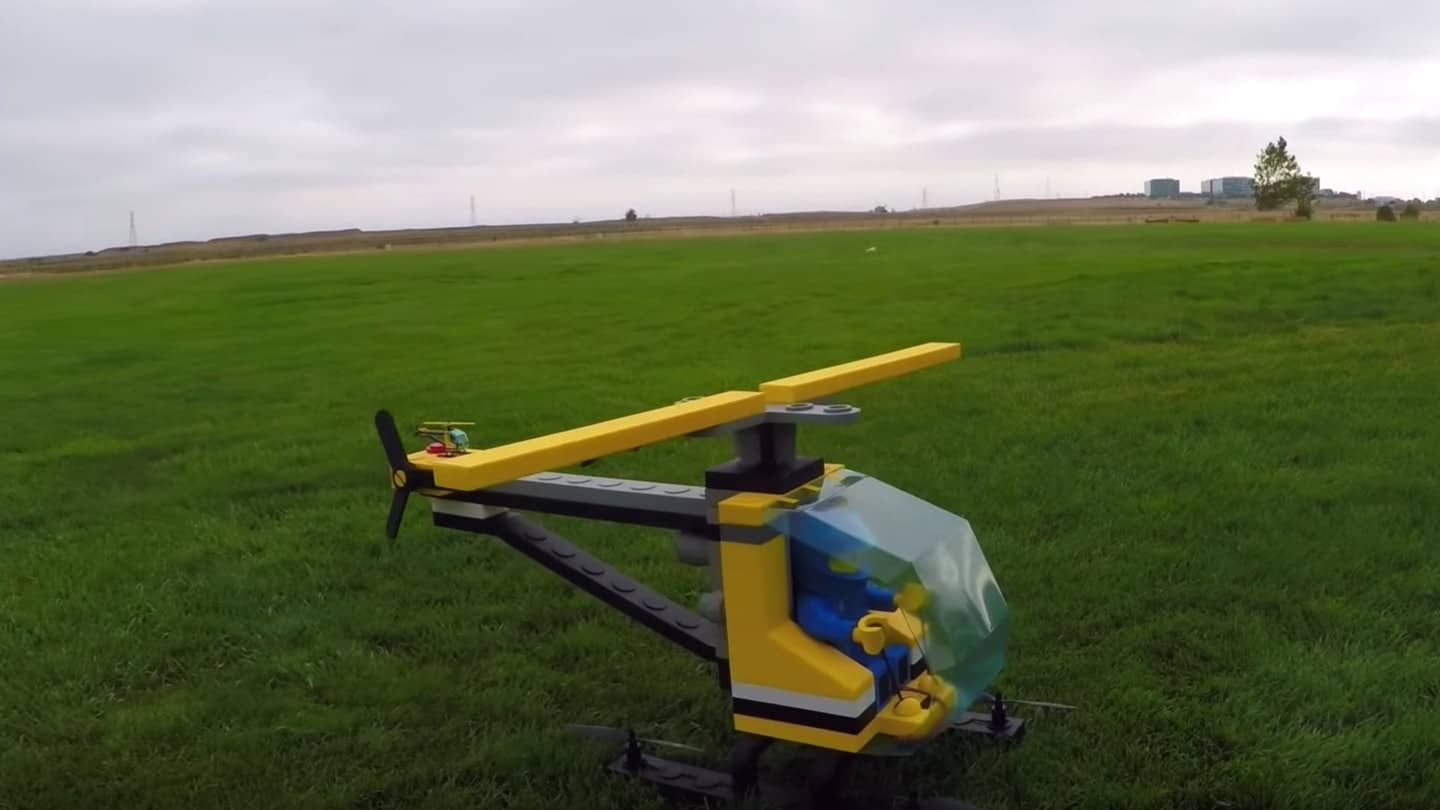 Check Out This Amazing DIY LEGO Helicopter That Actually Fli
