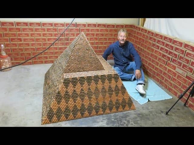 Corey Nielsen Is Building the World’s Largest Coin Pyramid