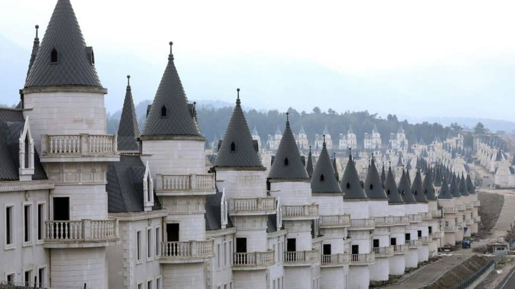 This Abandoned Turkish Town Is Made Of 600 Identical Chateau