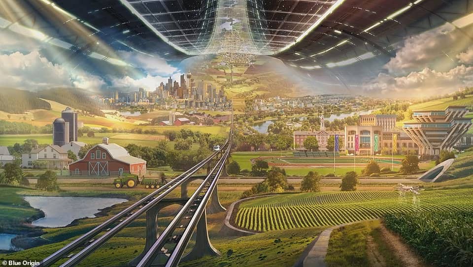 Bezos Has Unveiled His Vision Of Space Habitats