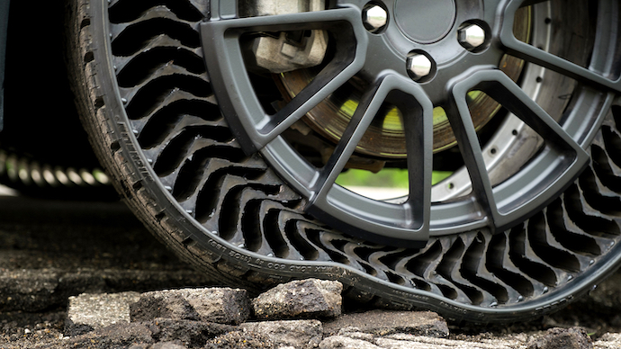 Uptis Is The Airless Tire Unveiled By Michelin And General Motors
