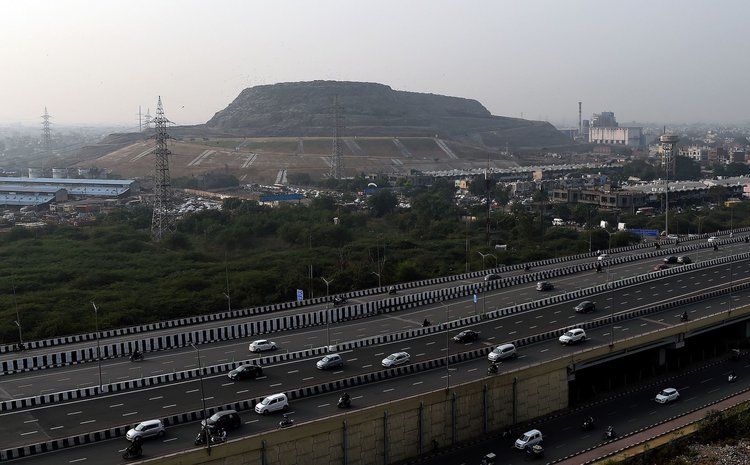 Ghazipur Landfill Site In India Has Become A Hazard For All