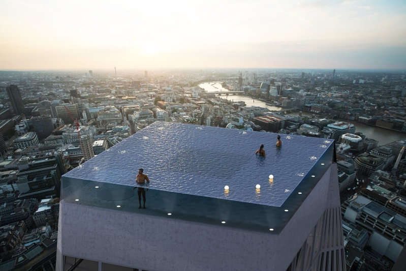 Infinity London Will Have The World’s First 360-Degree Swimming Pool
