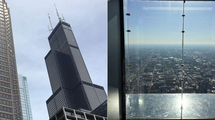 The SkyDeck Ledge Of The Willis Tower Cracked With Visitors Inside