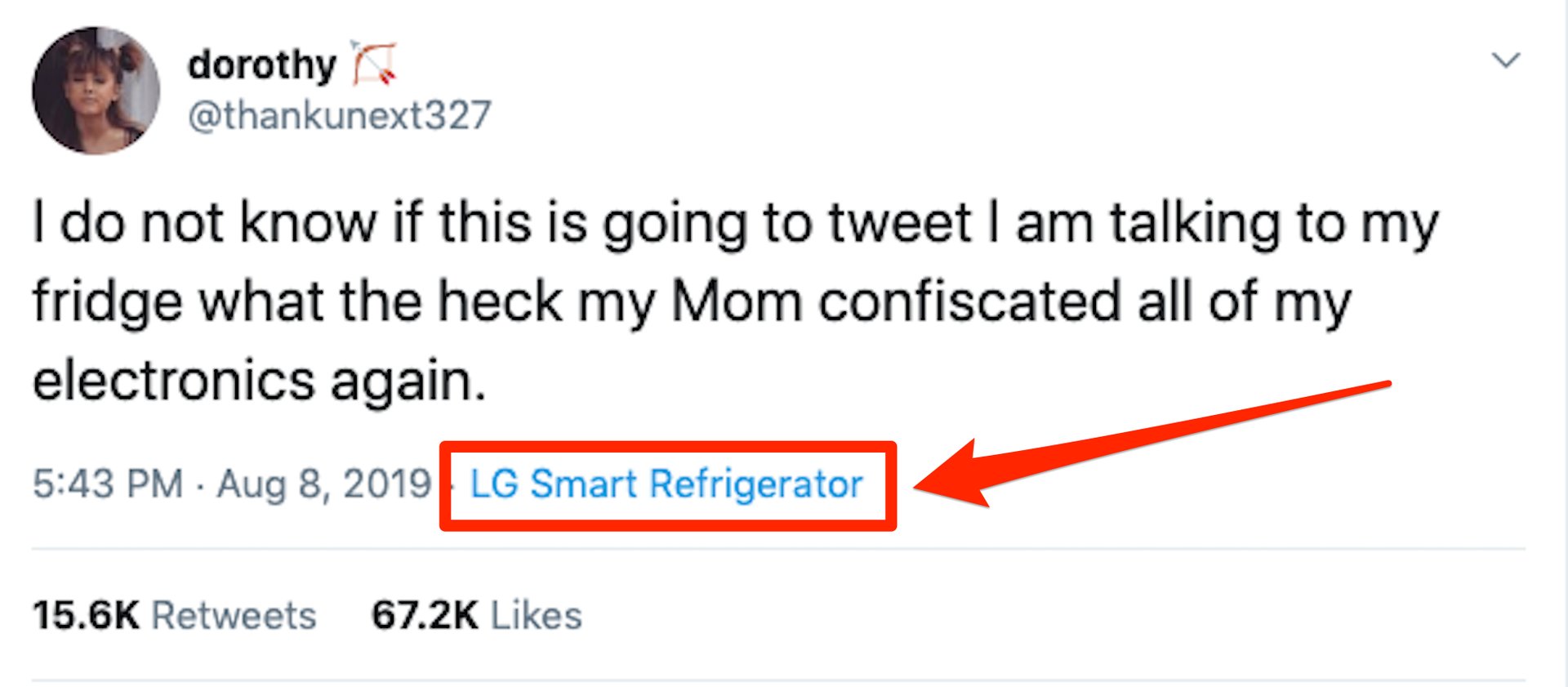LG Smart Fridge Was Used To Tweet Giving Rise To #FreeDorothy
