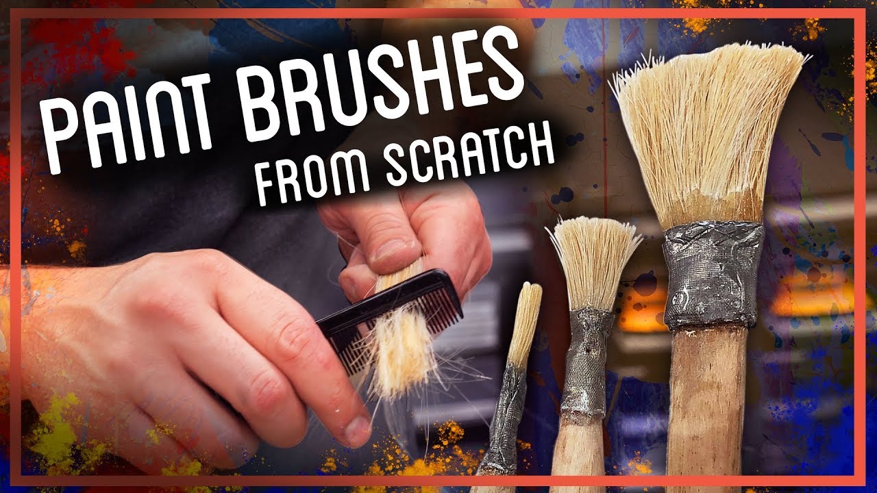 Learn How To Make Your Own Paintbrushes Using This Video