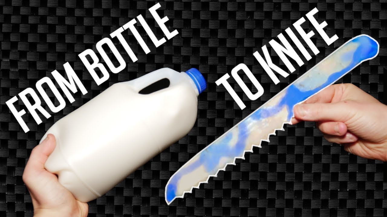 Learn How To Transform Old Milk Bottle Into A Breadknife Or A Bowl