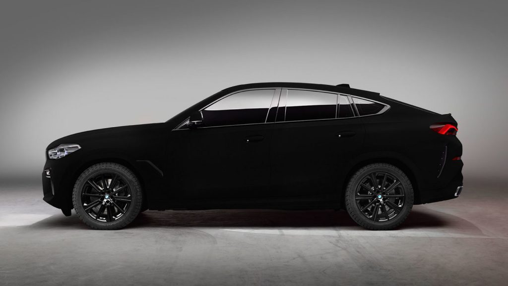 BMW Unveils Its New X6 SUV In Blackest Black Ever