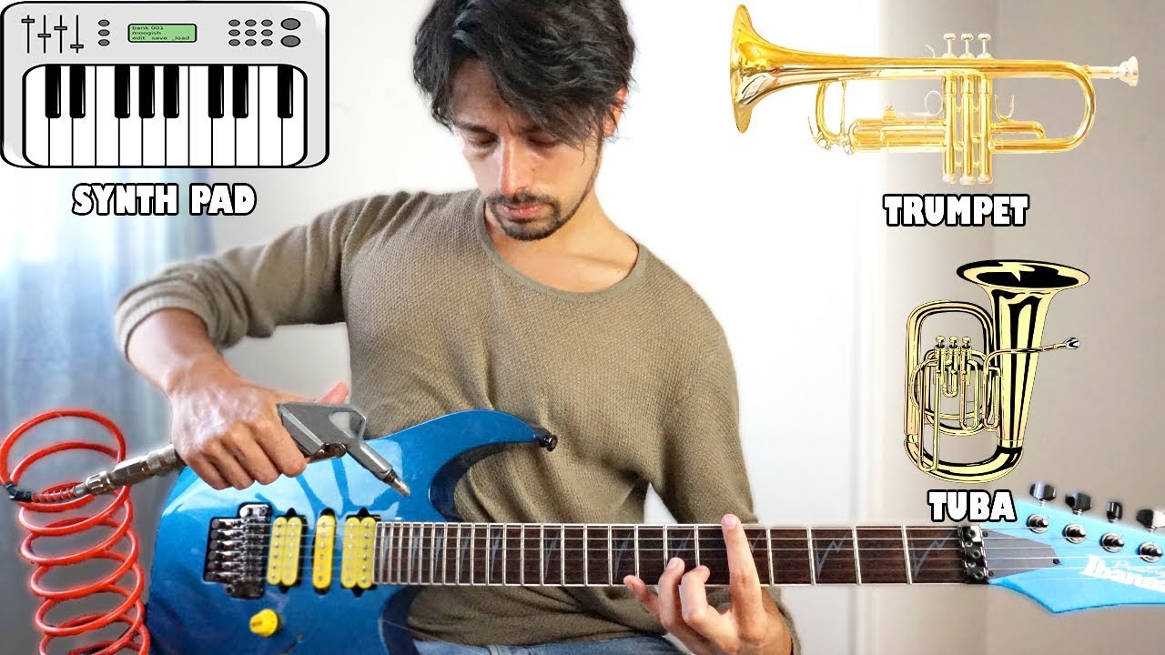 This YouTube User Plays Different Instruments Using Only A Guitar