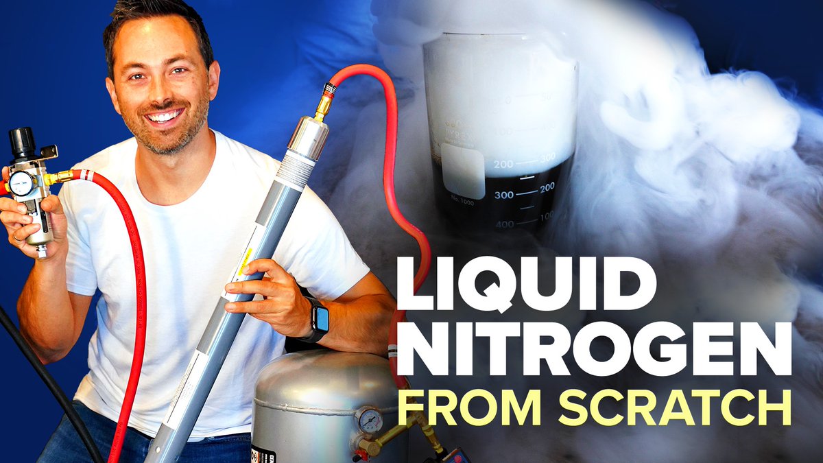 Learn How To Make Liquid Nitrogen From Scratch Using This Video