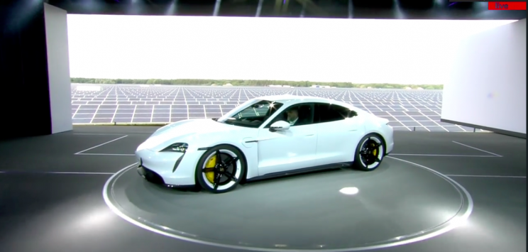 The Porsche Taycan Is Porsche’s First All-Electric Sports Car