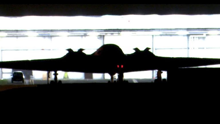 B-2 Bombers Look Like UFOs During Night Landing In This Vide