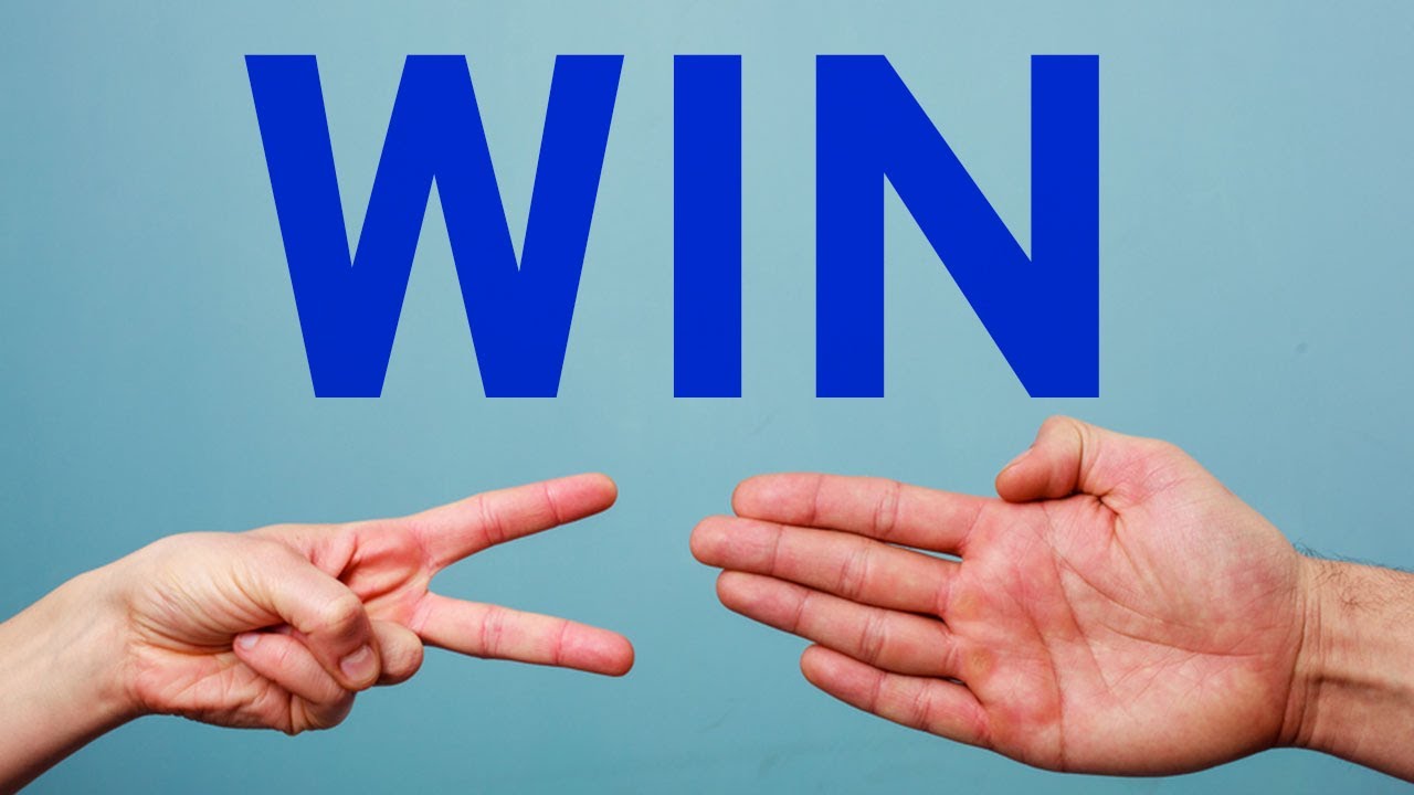Learn How To Win The Game Of Rock, Papers, Scissors Every Time