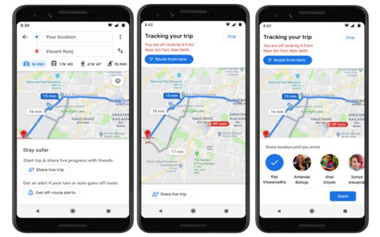 New Safety Feature In Google Maps Will Prevent Taxi Kidnappi