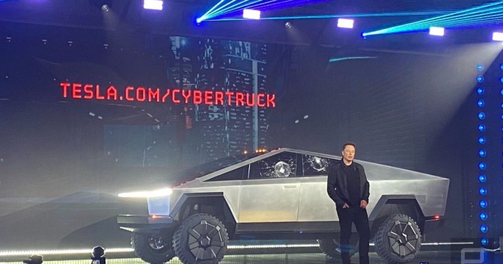 Elon Musk Unveils The New Tesla Cybertruck With A Failed Dem