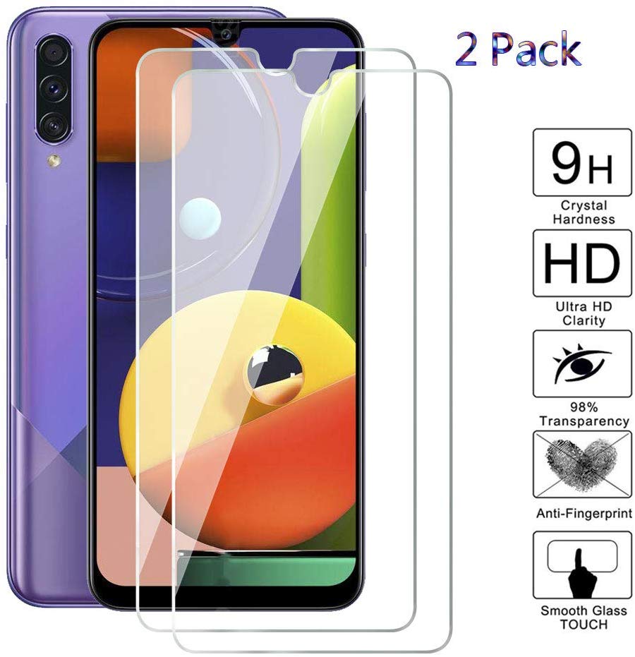9H Hardness Bubble Free 1 Pack Screen Protector for Galaxy A70S CUSKING HD Crystal Clear Tempered Glass Screen Protector for Samsung Galaxy A70S 