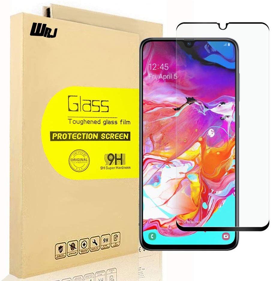 9H Hardness Bubble Free 1 Pack Screen Protector for Galaxy A70S CUSKING HD Crystal Clear Tempered Glass Screen Protector for Samsung Galaxy A70S 