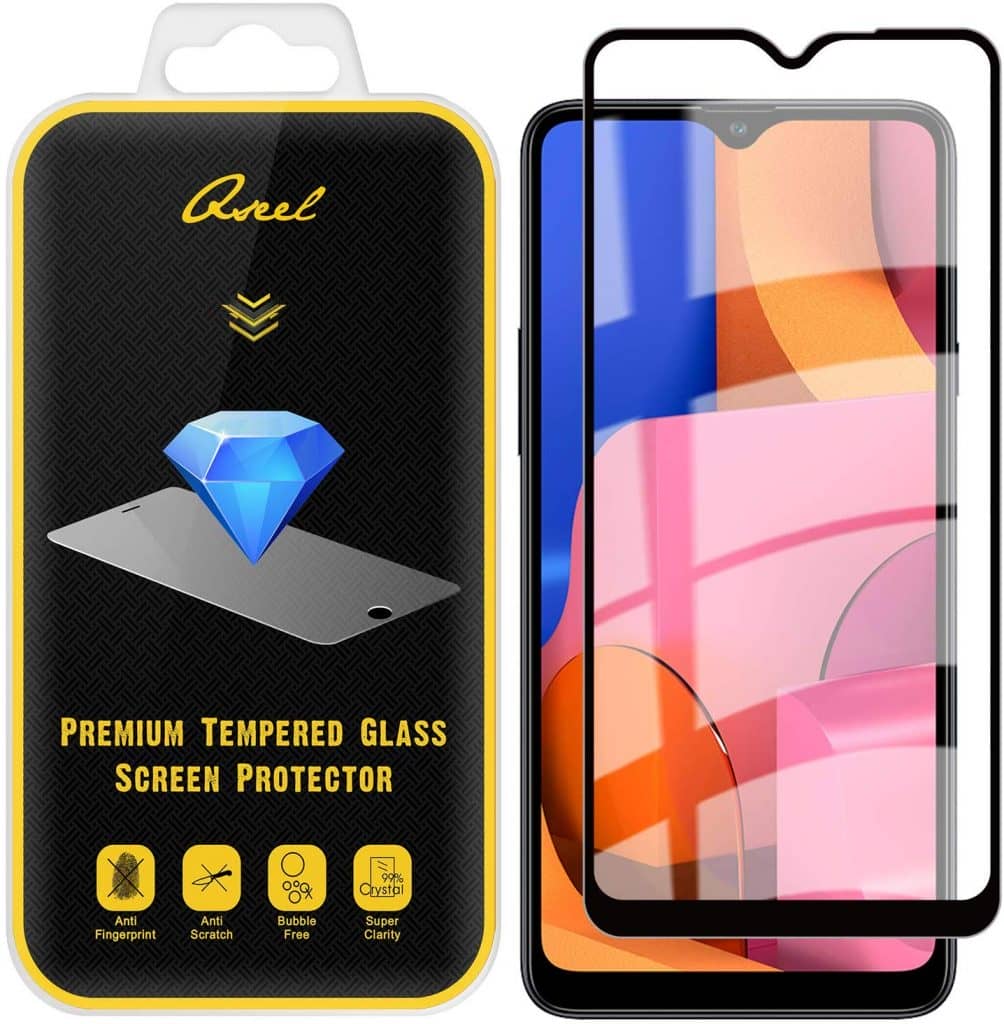 CUSKING 9H Hardness Screen Protector for Samsung Galaxy A20S 1 Pack High Transparency Tempered Glass Bubble Free Screen Protector Compatible with Galaxy A20S 