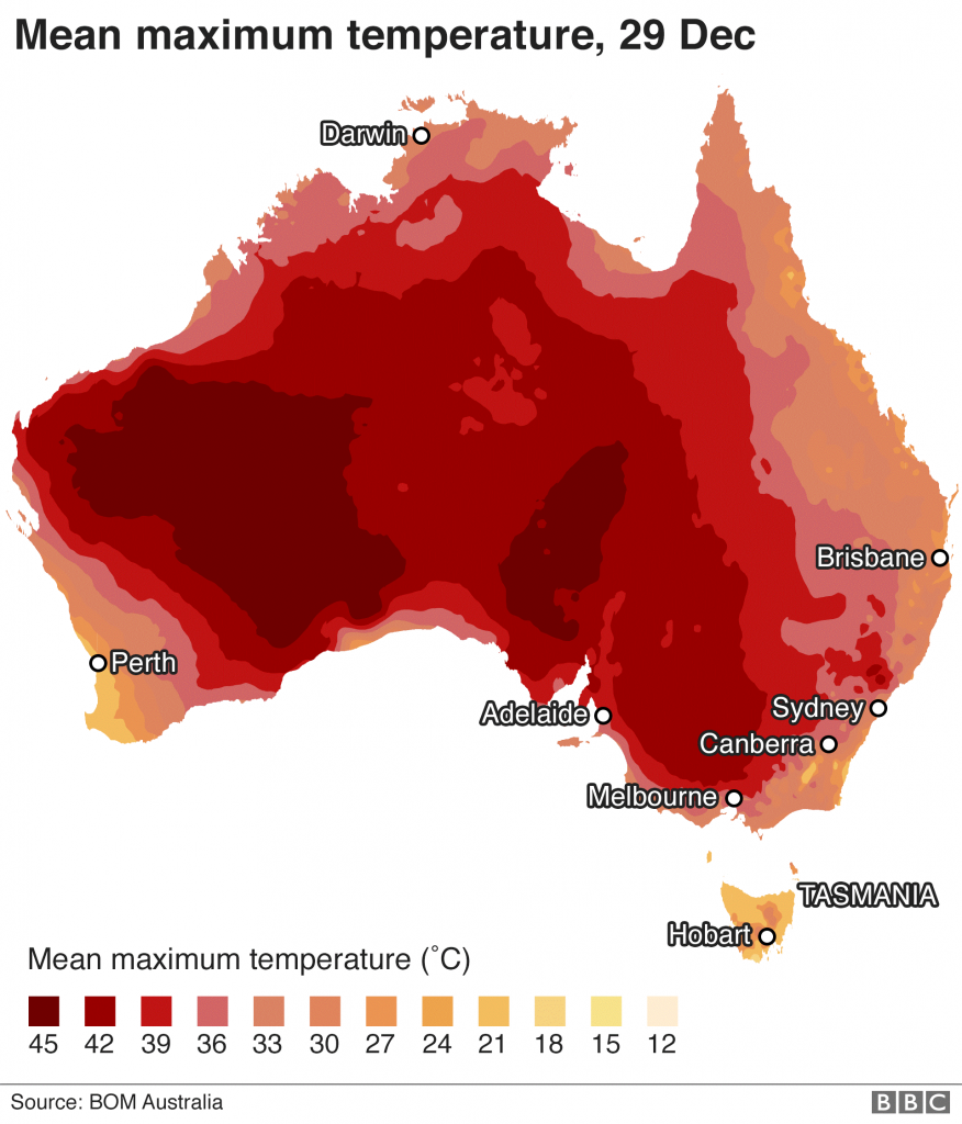 These Photos Depict The Shocking Size Of Australian Wildfires