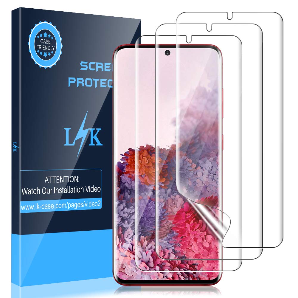 9H Hardness Bubble Free Anti Shatter Compatible with GUNXH-18 Premium Tempered Glass Screen Protector Film for Galaxy S20 Ultra Bontoy Galaxy S20 Ultra Screen Protector, 2 Pack
