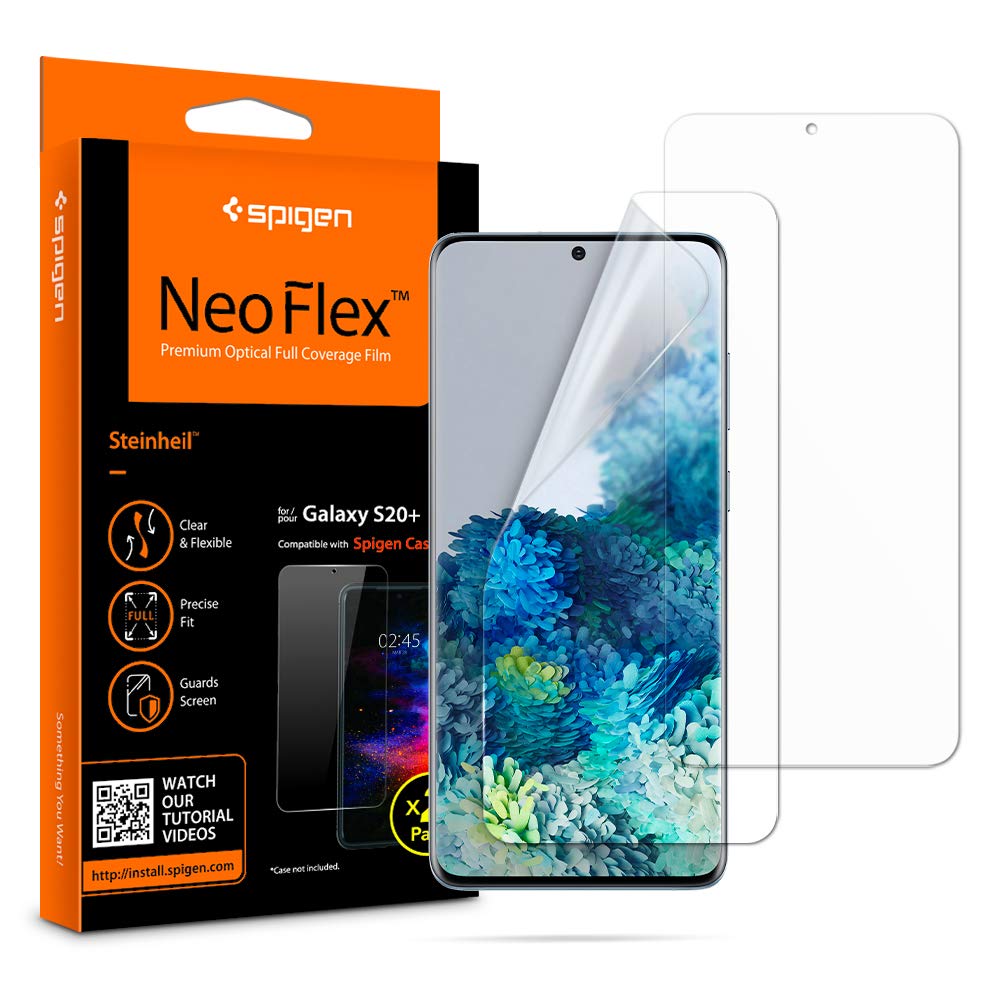 2 Pack Not Compatible with in-Display Fingerprint Sensor Tempered-Glass Screen Protector , for The Samsung Galaxy S20 Plus Full Screen Coverage ESR Screen Protector for The Galaxy S20 Plus