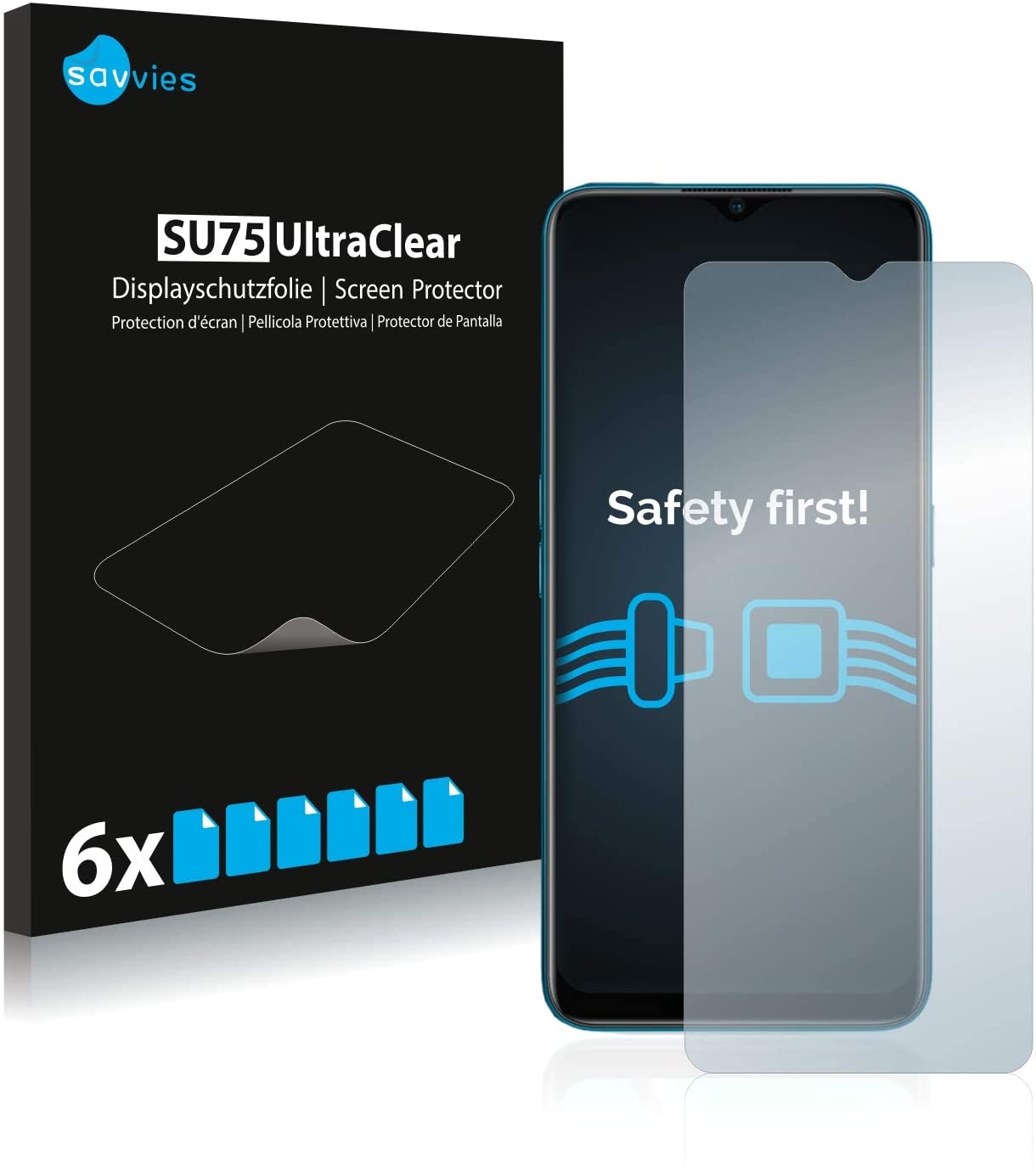 Pellicola Protettiva Privacy 4 Modi Dipos Per Oppo A11 - Anti-Sguardo, Anti-Graffio, Made In Germany, Taglio Laser