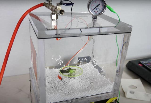 The Action Lab - A Fan Is Placed In A Vacuum Chamber