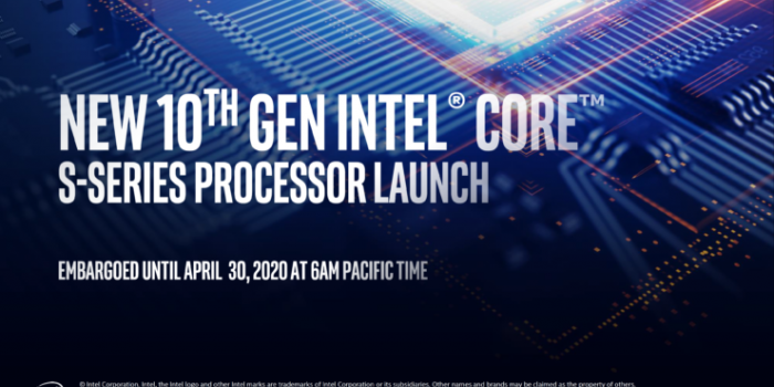 Intel 10th Generation Core S-Series Desktop Processors Shown Off
