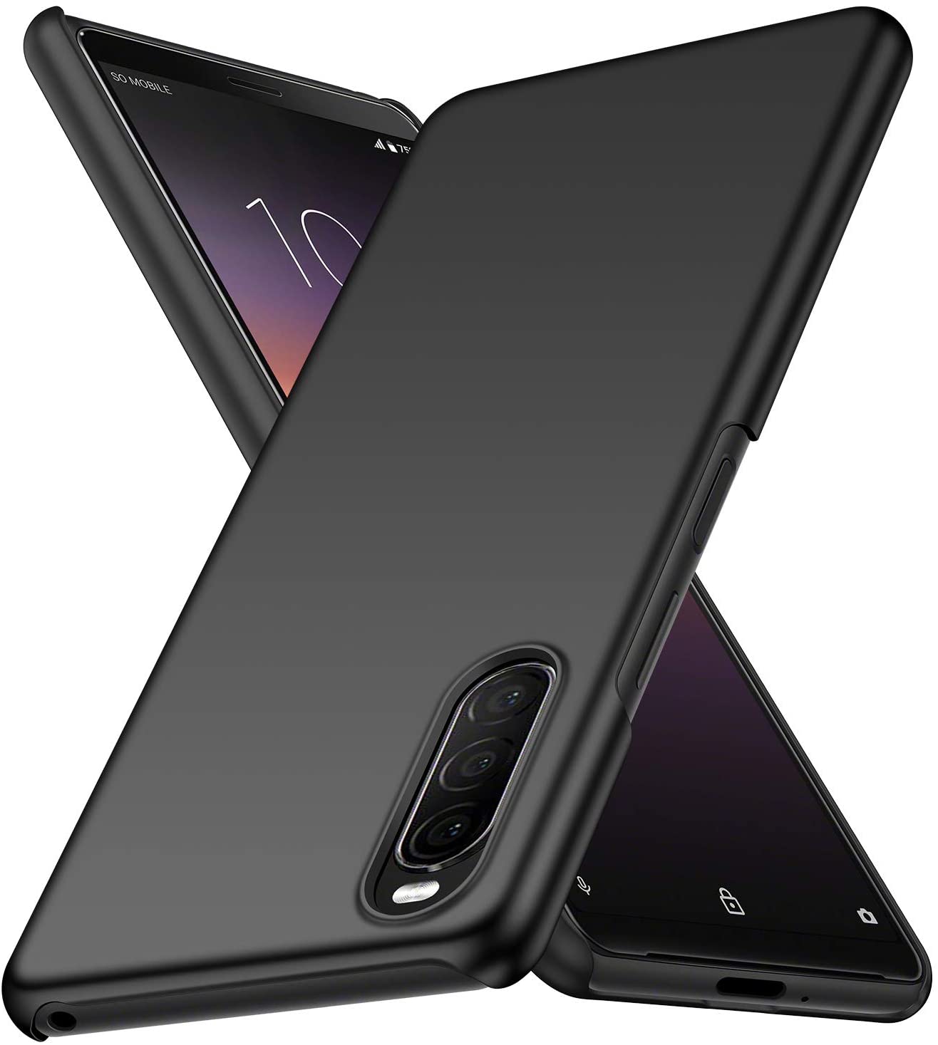 Asuwish Custodia A Portafoglio Con Cinturino E Vetro Temperato Per Sony Xperia XZ1 | Pelle, 6 Slot Carte, Supporto