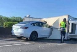 Tesla Model 3 On Autopilot Slammed Into A Truck On A Highway