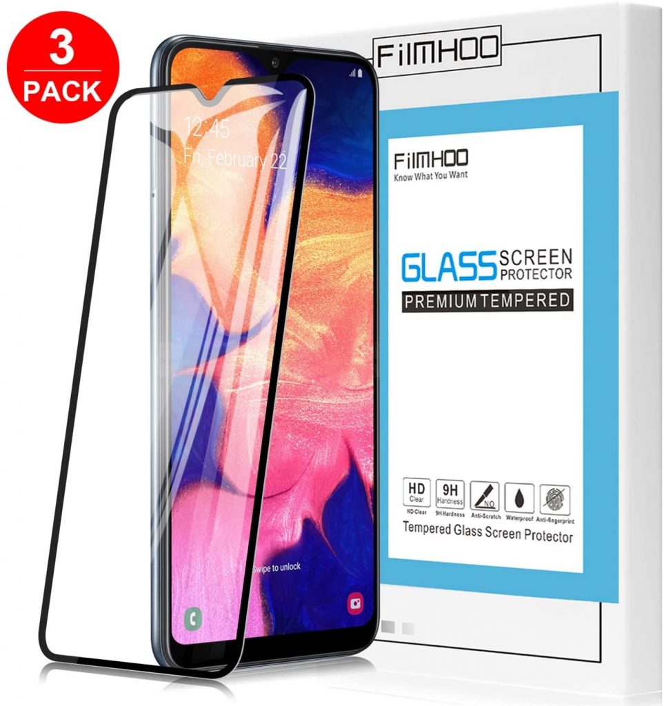 Bubble Free 2-Pack Anti Scratch Case Friendly UNEXTATI Screen Protector for Samsung Galaxy A20E Clear Tempered Glass Screen Protector 