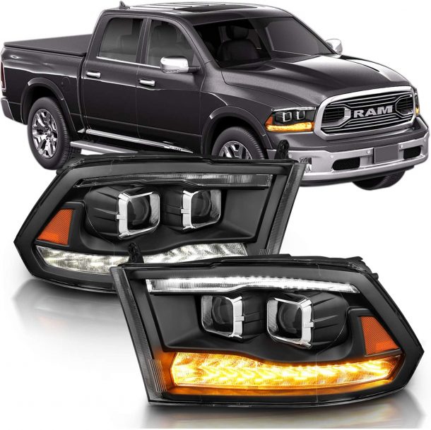 10 Best Headlights For Dodge Ram 1500 Pickup 10 610x609 