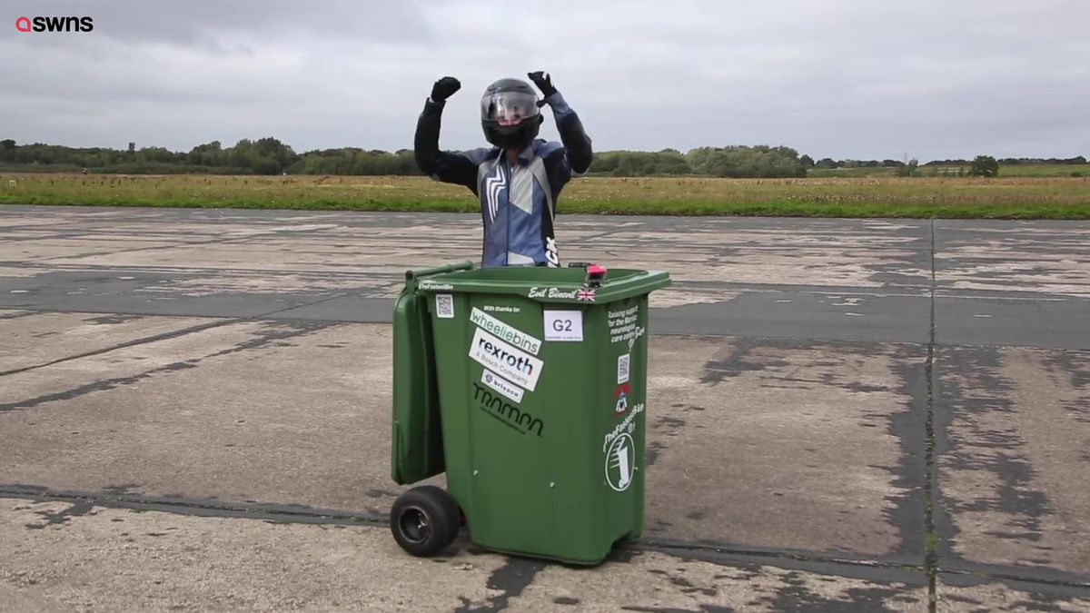 The World's Fastest Trash Can Goes 63 MPH, Which Is Plenty Fast