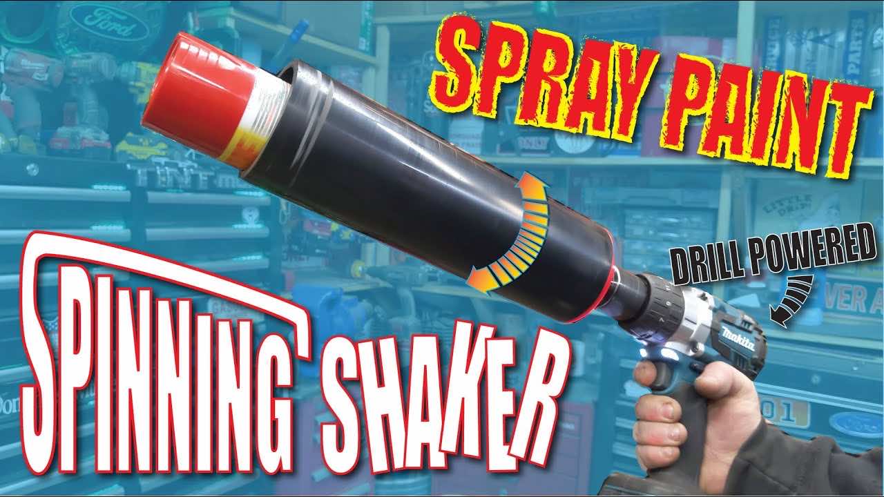 Watch And Learn How To Build A DrillPowered Spray Paint Mix