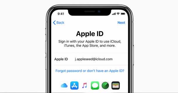 how do you see your apple id on iphone