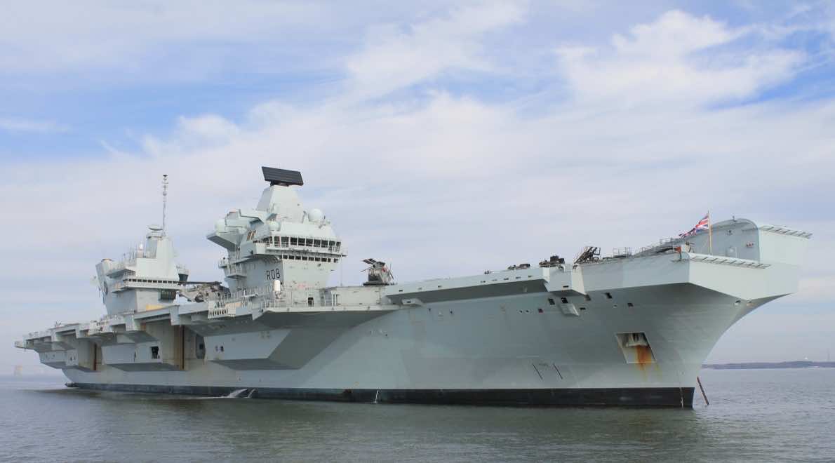 The Flagship Aircraft Carrier Of The Royal Navy: HMS Queen E