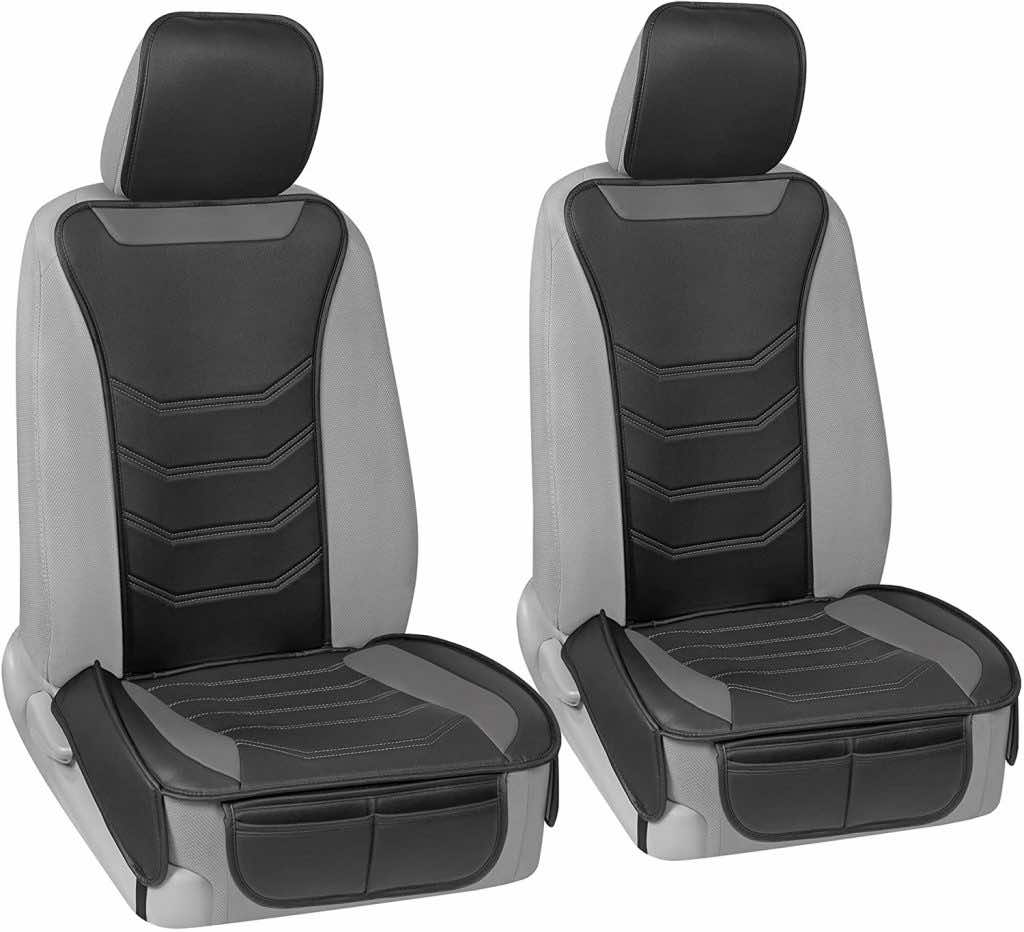 Clazzio 310112blk Black Leather Front and Rear Row Seat Cover for Honda Civic 4 Door EX 