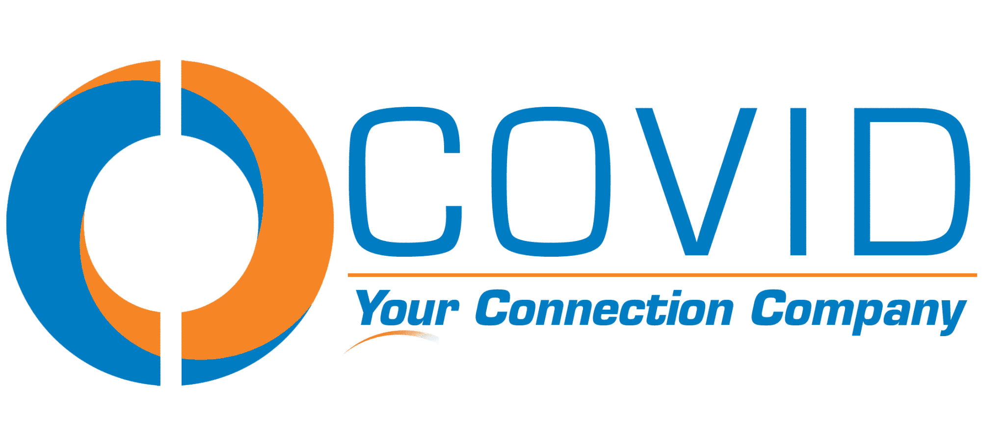 Connect company. Covid-19 Blue.