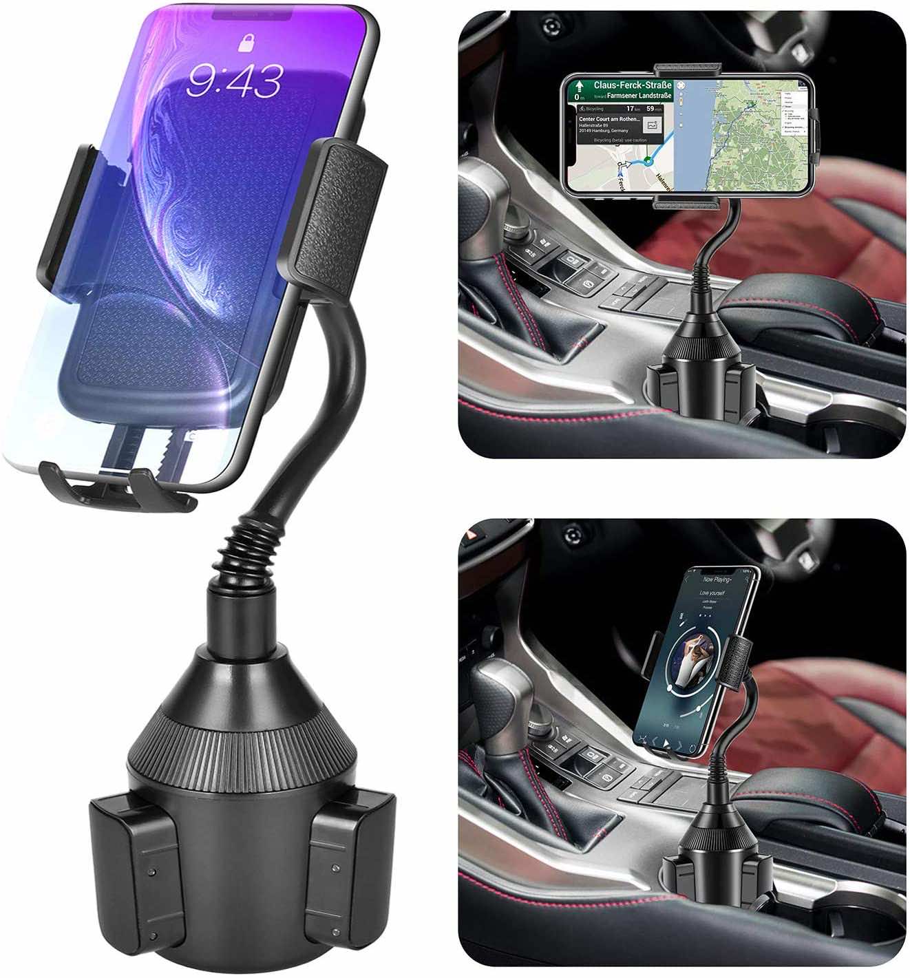 hands phone holder for car