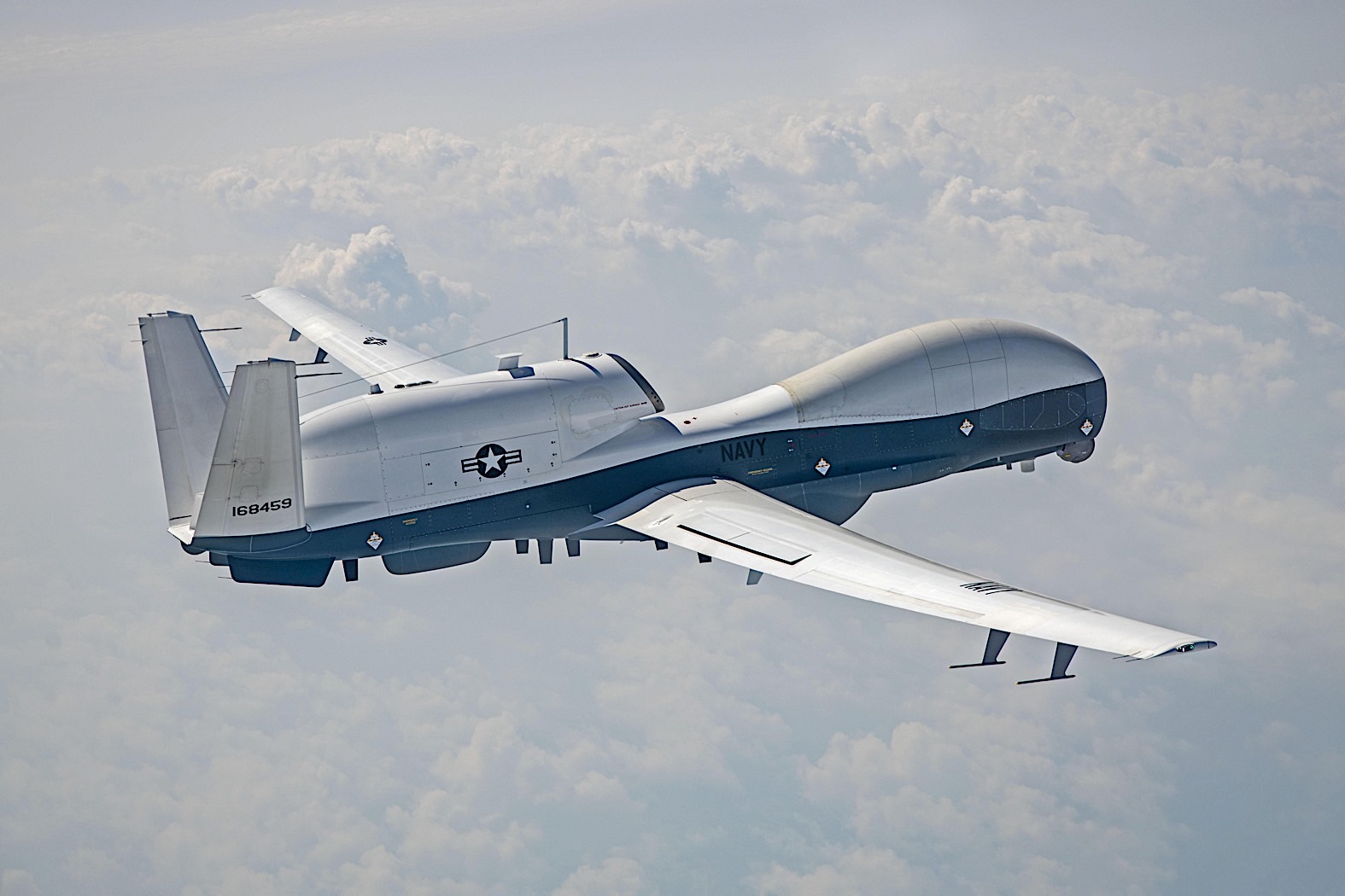 An Upgraded Version Of The Us Navys Mq 4c Drone Has Made I