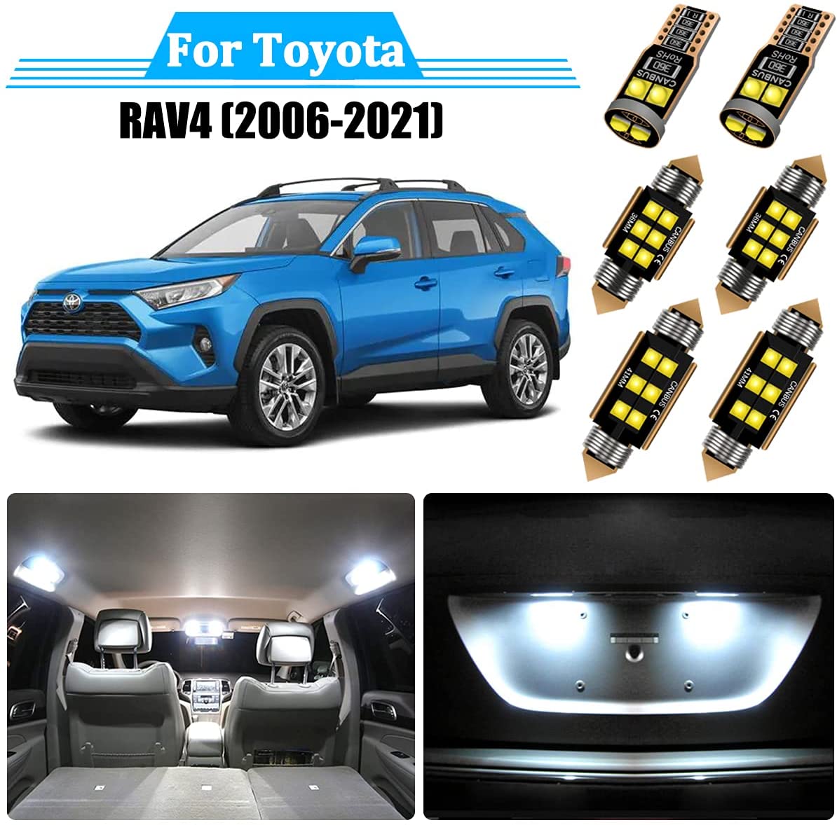 10 Best Interior Car Lights For Toyota RAV4